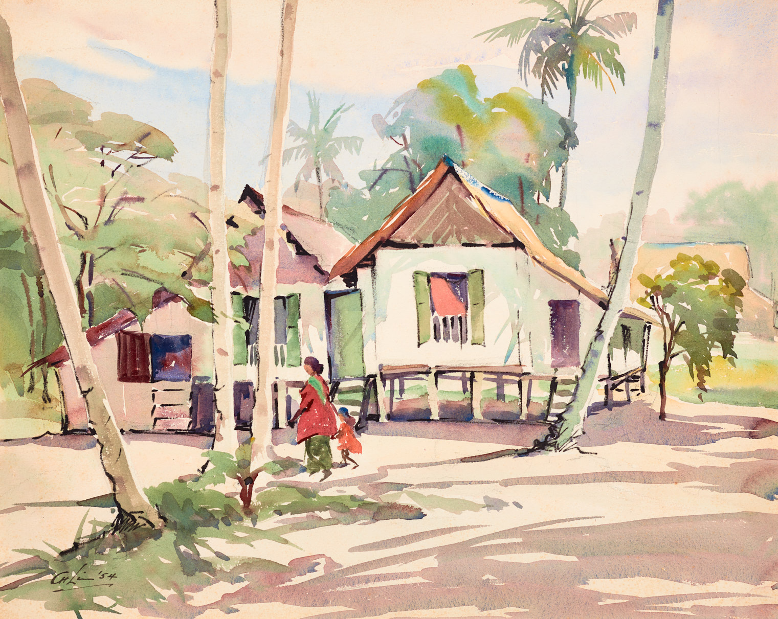 Kampong Scene, Singapore