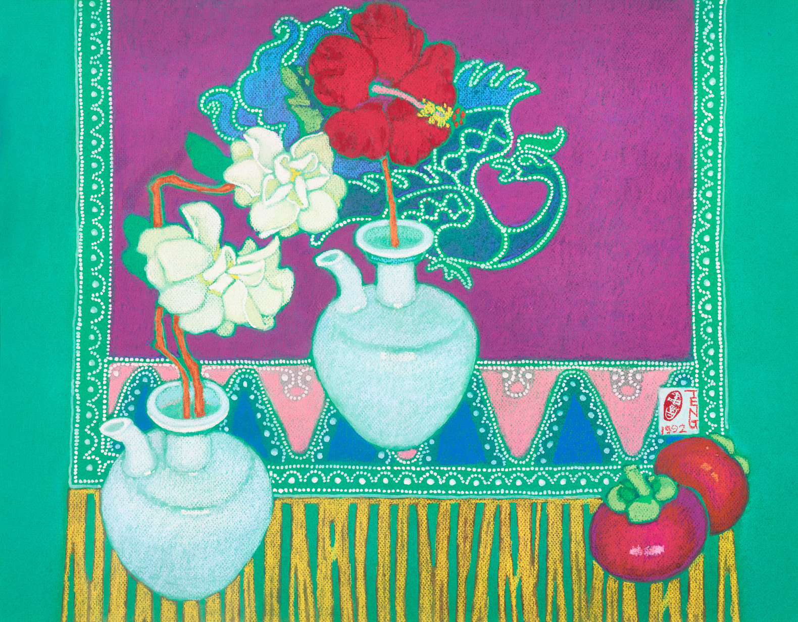Hibiscus with Still Life I