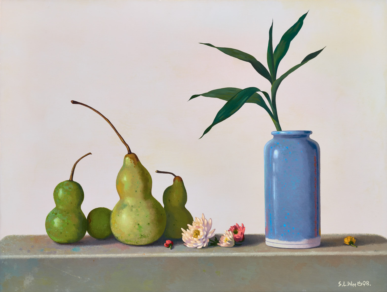 Bottle Gourd with Chrysanthemum
