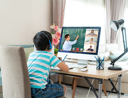 Redefine home-based learning with high-quality video conferencing