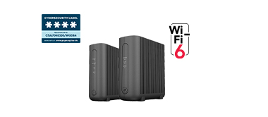 1Gbps Enhanced Mesh Optical Network Router with Wi Fi 6 Mesh Extenders - Singtel