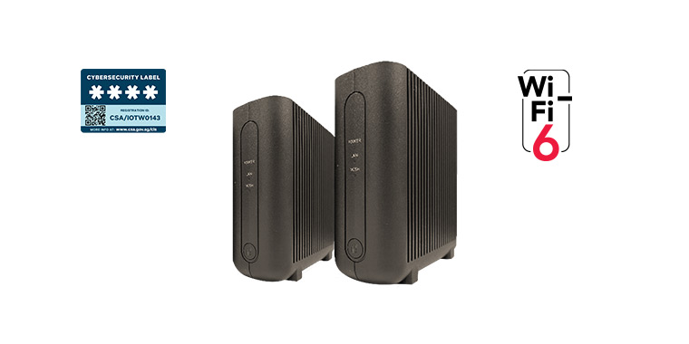 1Gbps Enhanced Mesh Optical Network Router with Wi Fi 6 Mesh Extenders - Singtel
