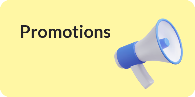 Don't miss out on our latest deals and exclusive offers on our promotions page!