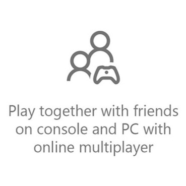 Play multiplayer games with friends on both console and PC. 