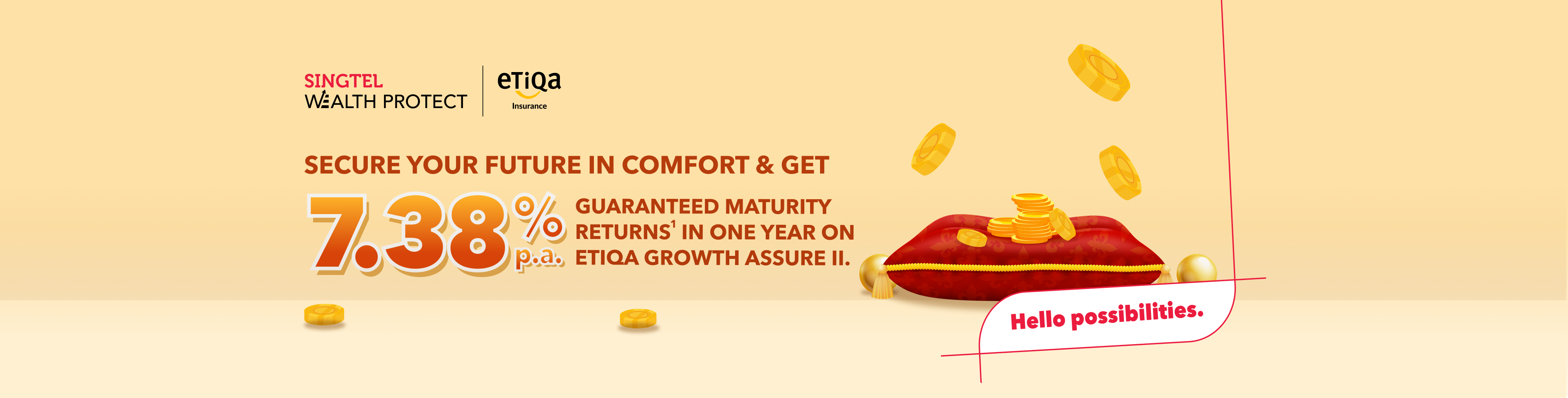 Etiqa Growth Assure II - 7.38% p.a. guaranteed maturity returns
