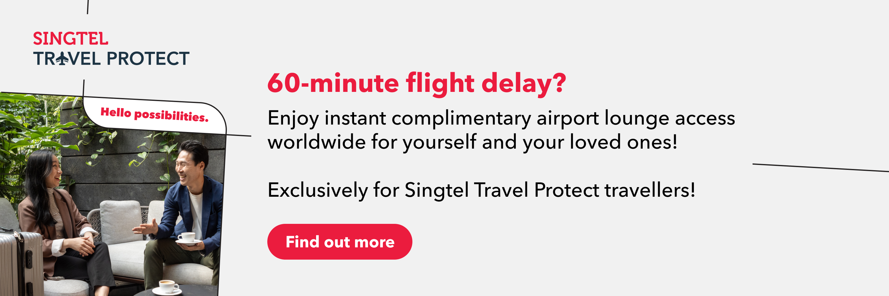 Singtel Travel Protect - 55% off Single Trip Plans