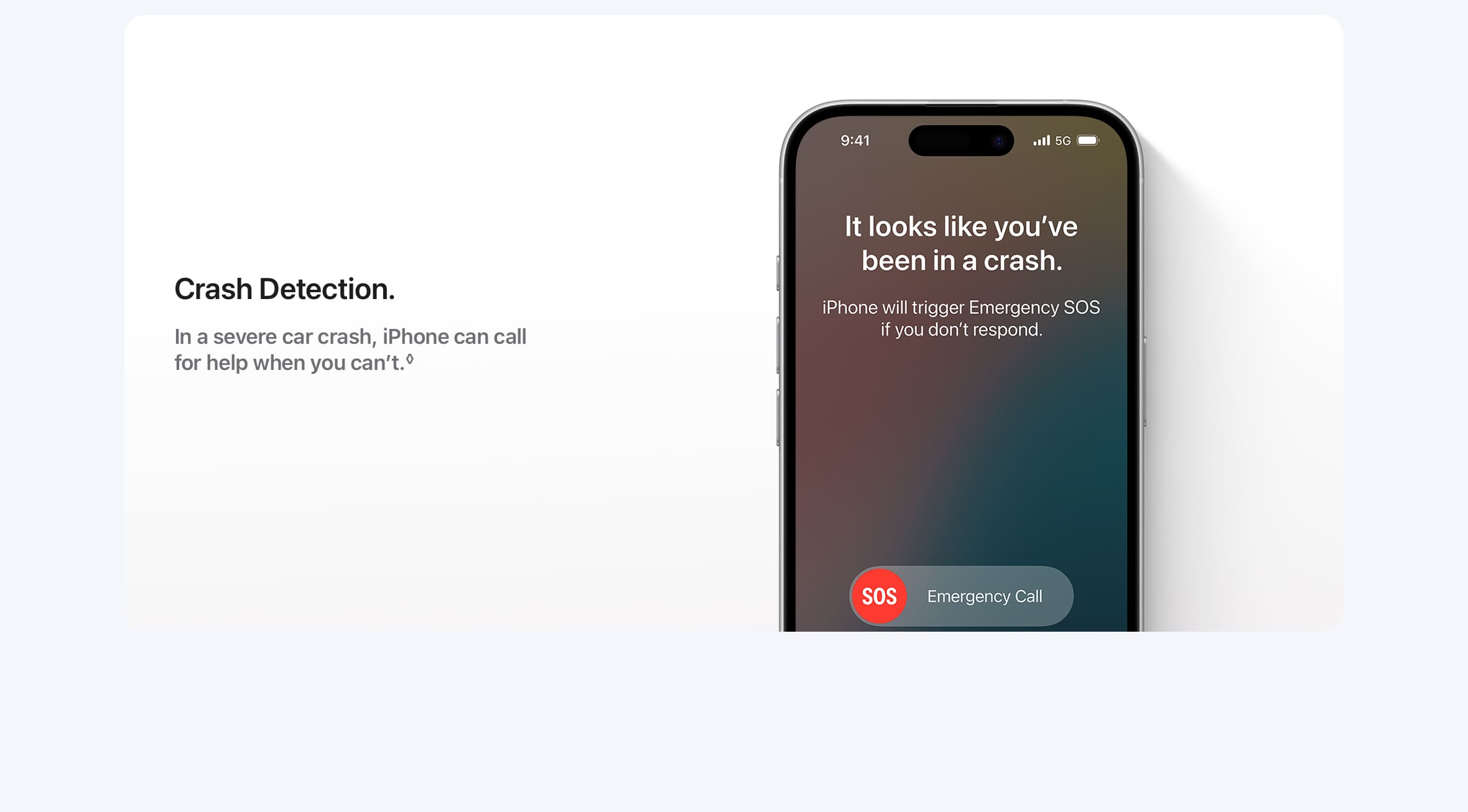Emergency SOS available in iPhone 16 & 16 Plus. Crash detection available for iPhone 16 pro - Singtel
