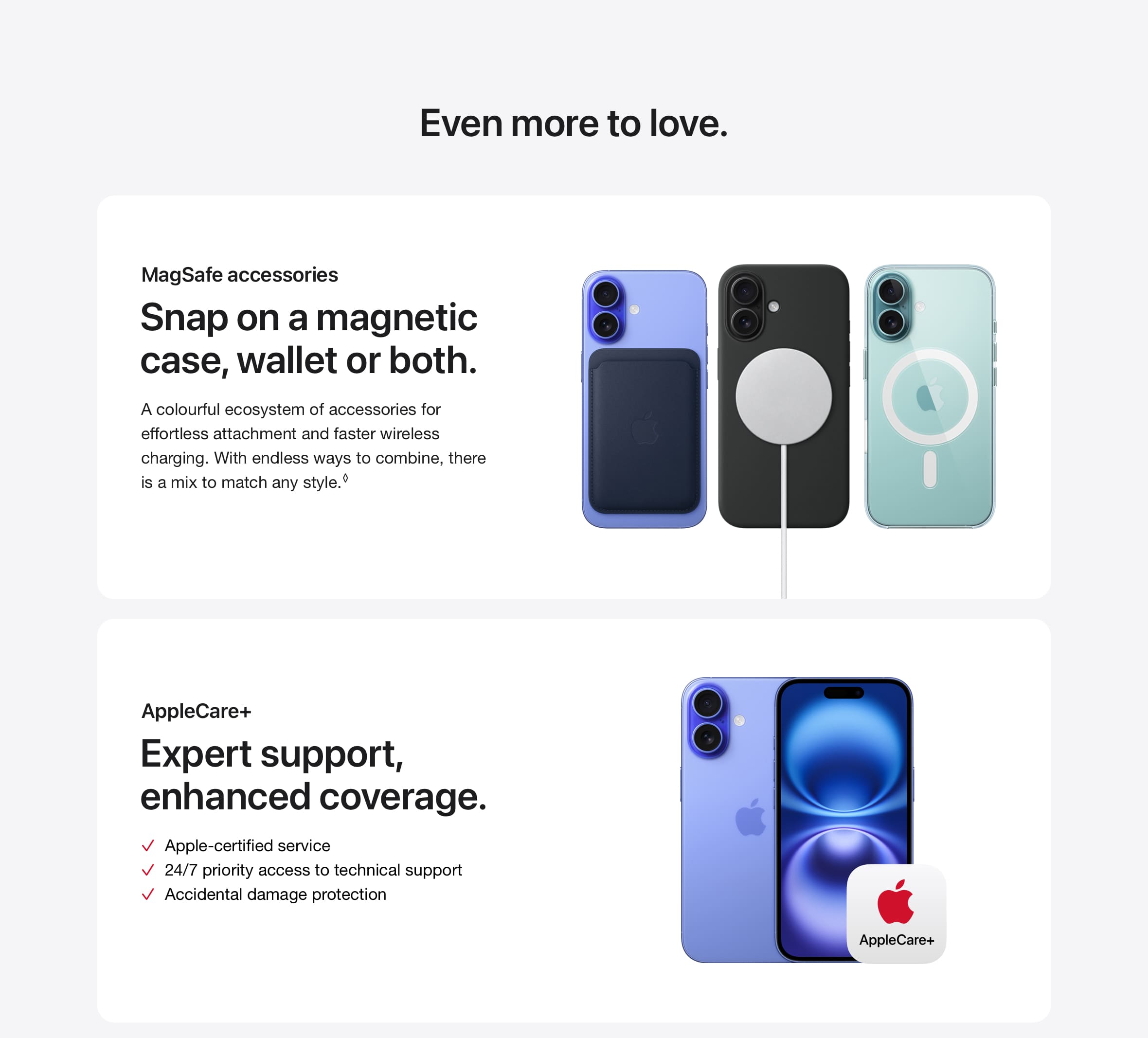 iPhone 16: Get MagSafe accessories and AppleCare+ add-ons for you new iPhone - Singtel