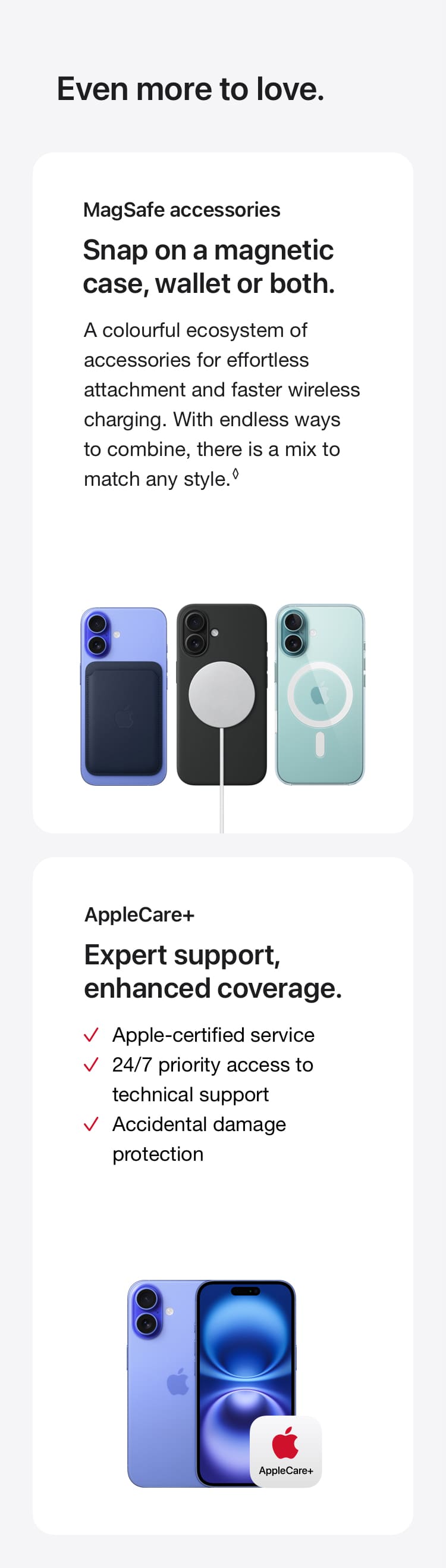 iPhone 16: Get MagSafe accessories and AppleCare+ add-ons for you new iPhone - Singtel