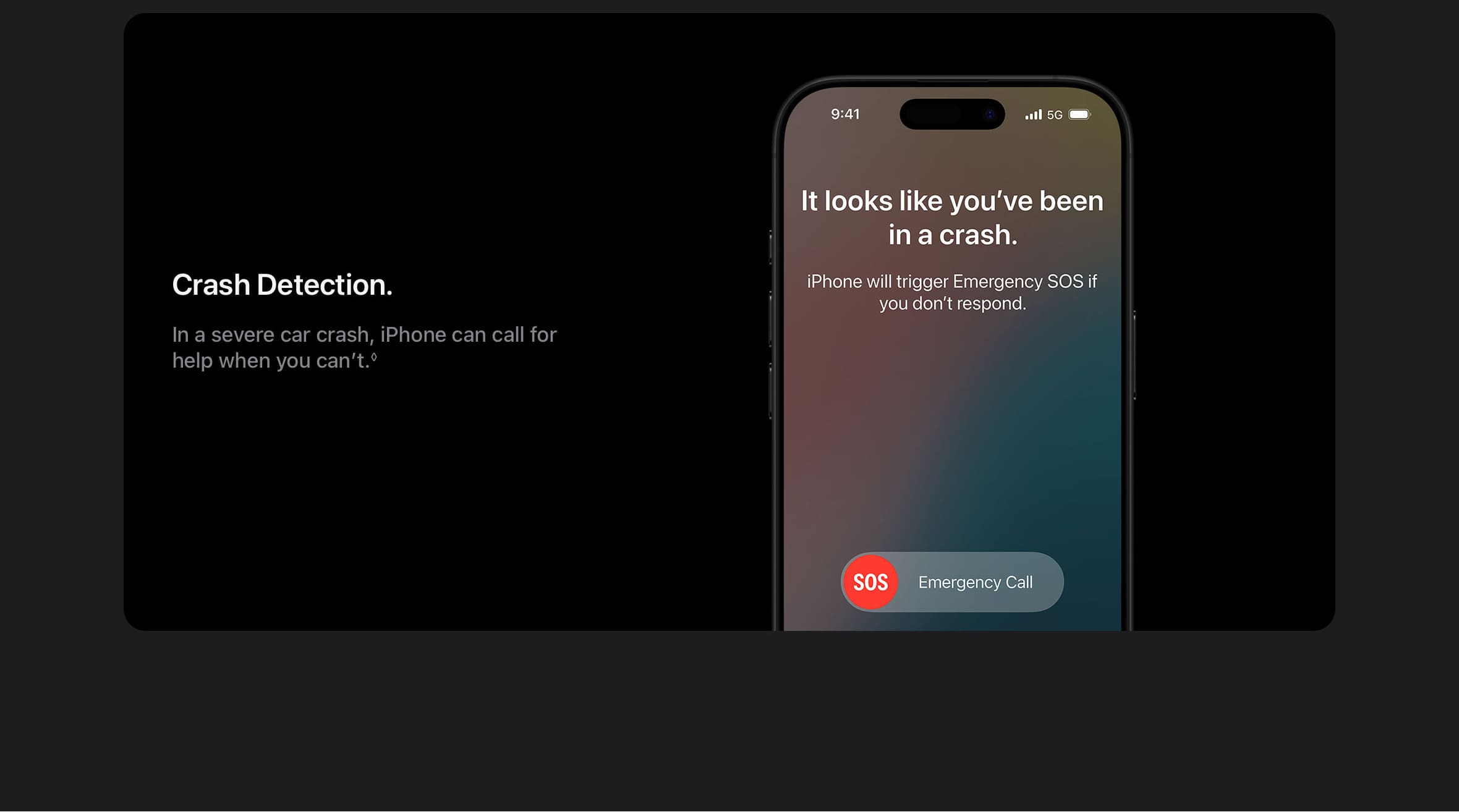 iPhone 16 Pro has crash detection. iPhone can call for help when you are unable to - Singtel