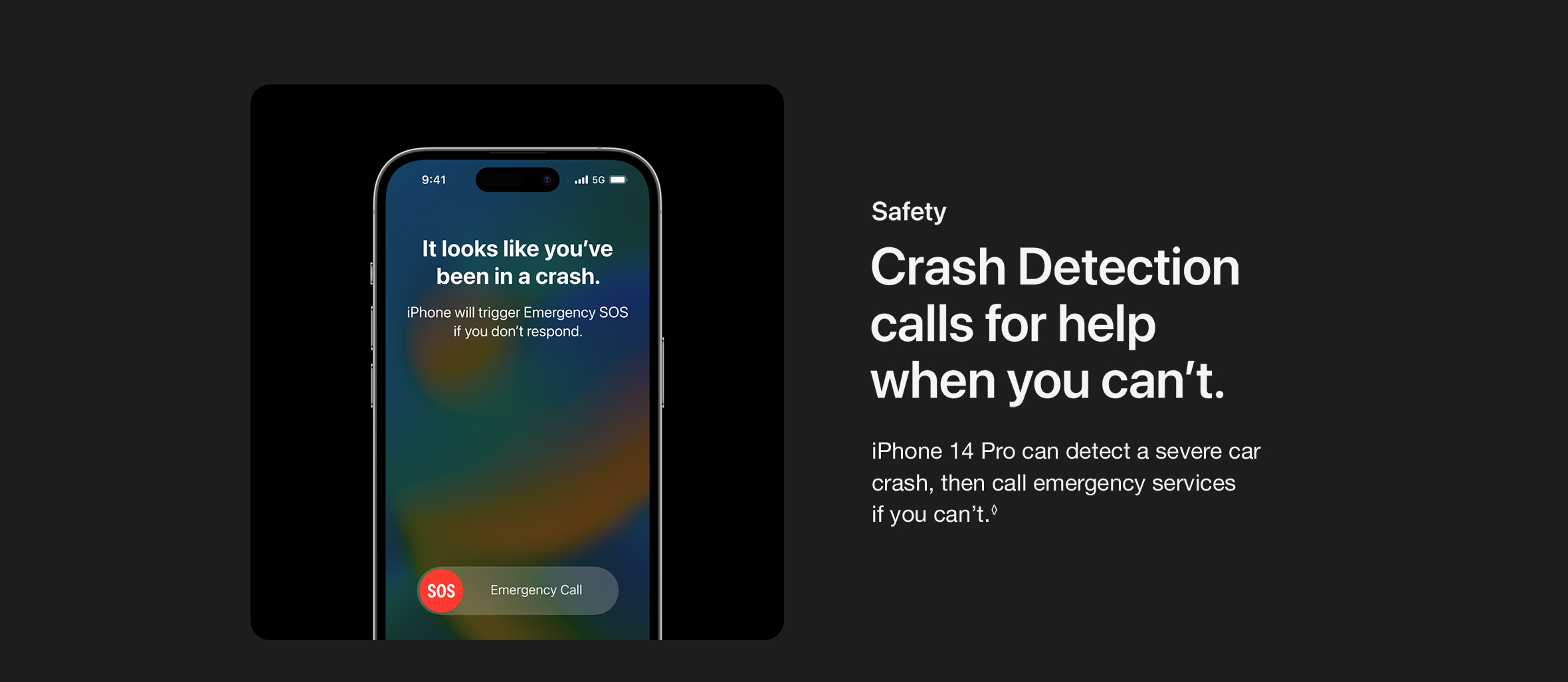 Crash detection feature on iPhone 14 to trigger emergency calls if needed - Singtel