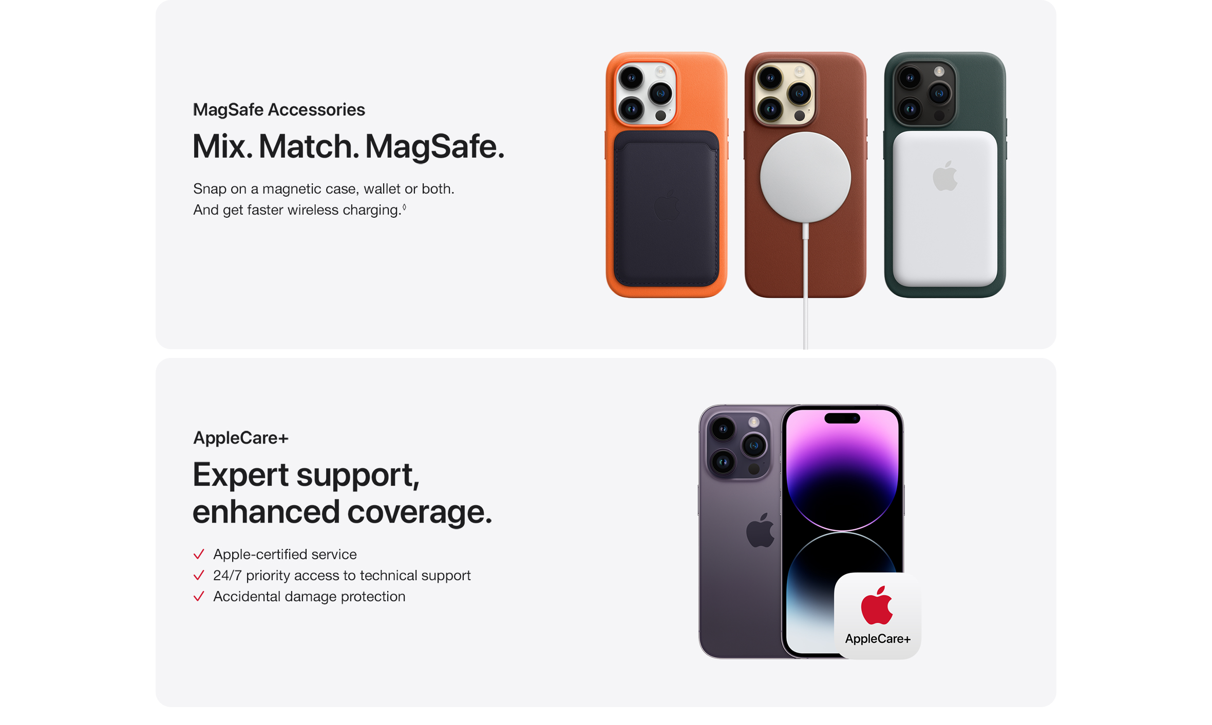 MagSafe accessories for your Apple iPhone 14 Pro for effortless wireless charging. Get security and coverage with AppleCare+ for your Apple iPhone 14 - Singtel