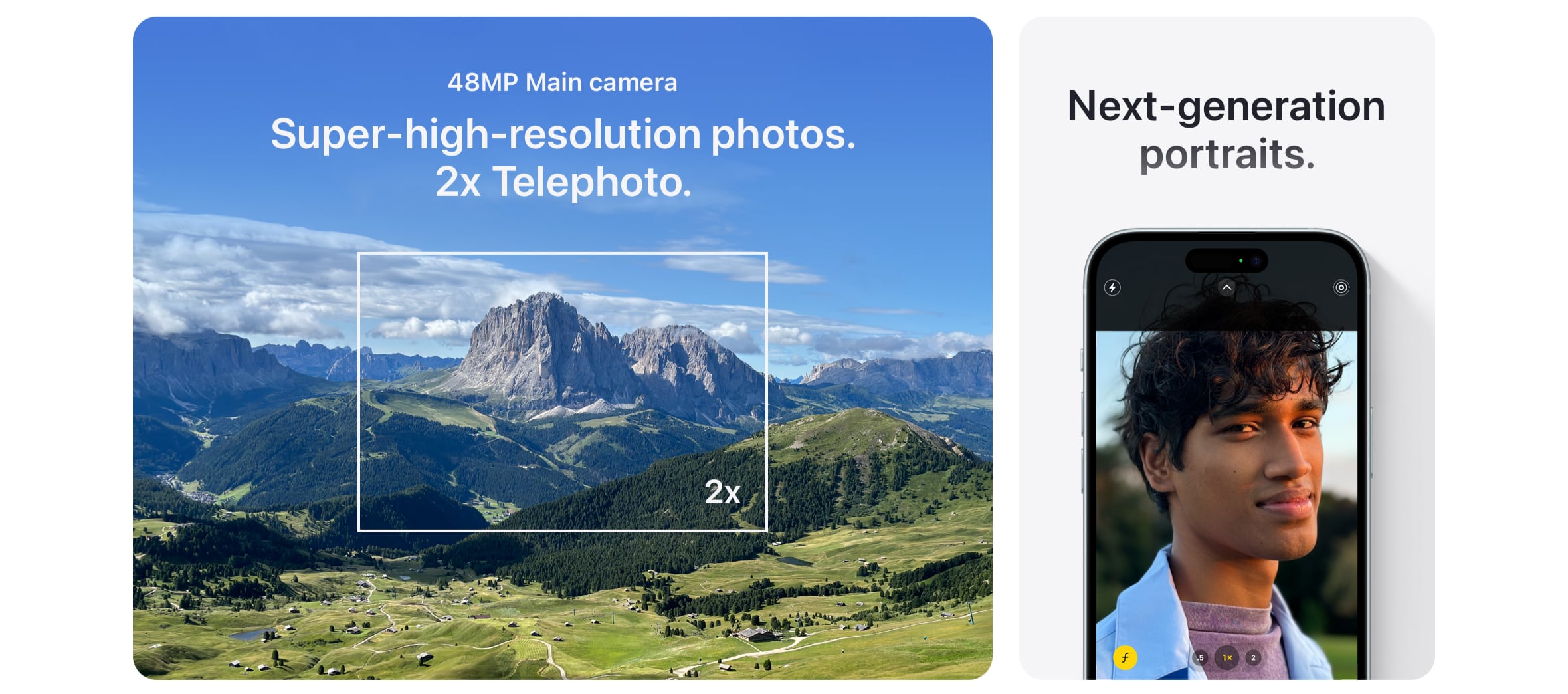 Shoot next generation portraits with iPhone 15: 48MP main camera, 2x telephoto, and more - Singtel