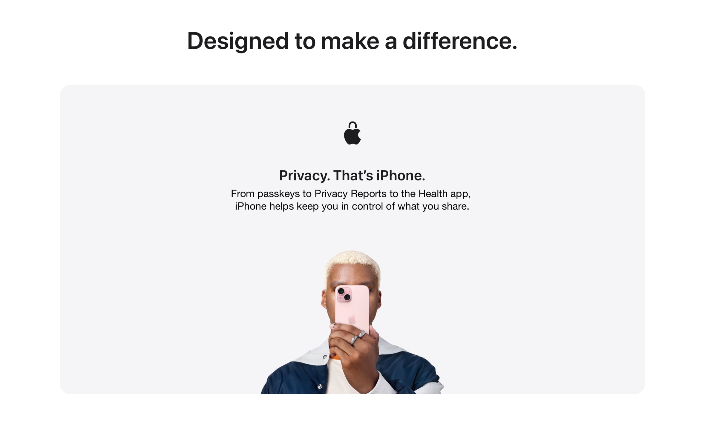 Control your privacy with iPhone 15 - Singtel