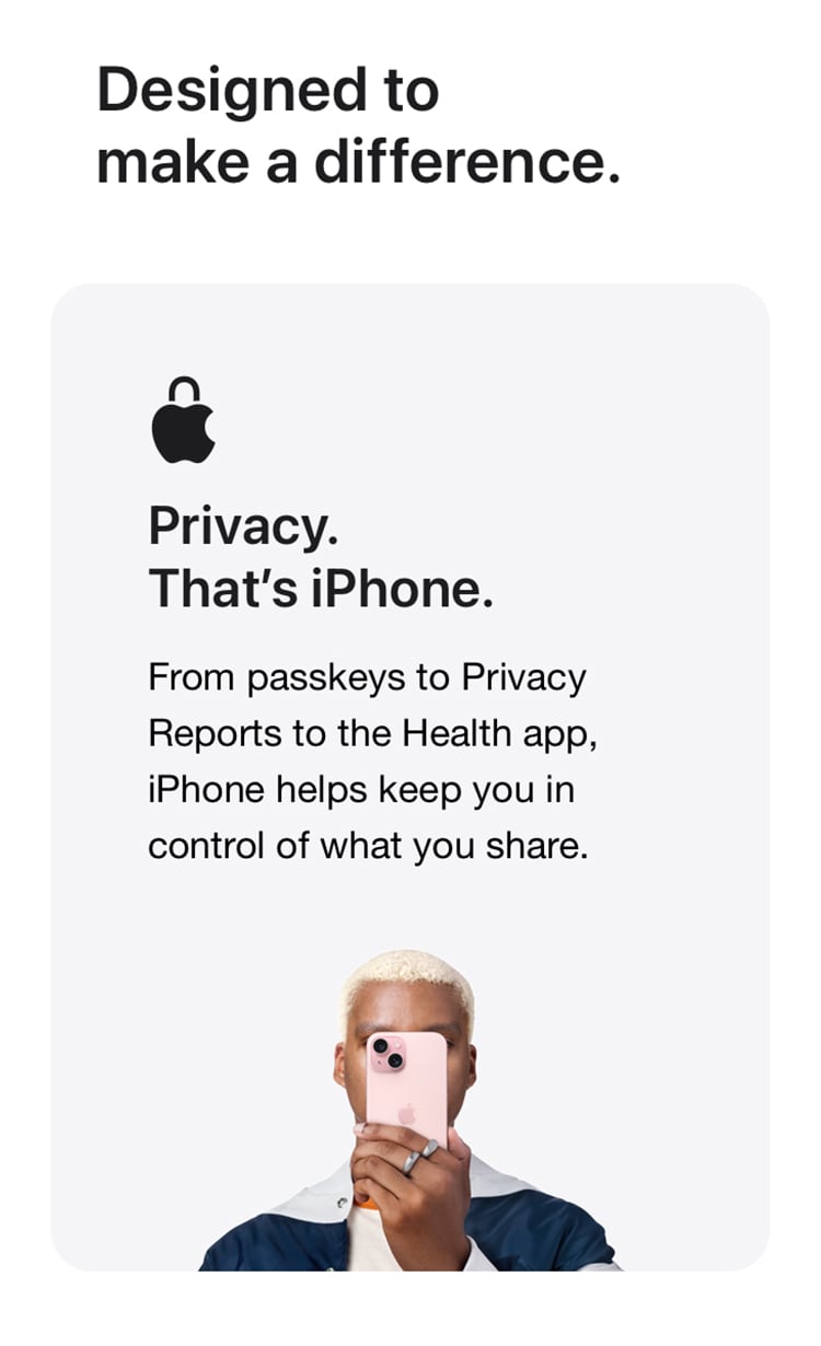 Control your privacy with iPhone 15 - Singtel