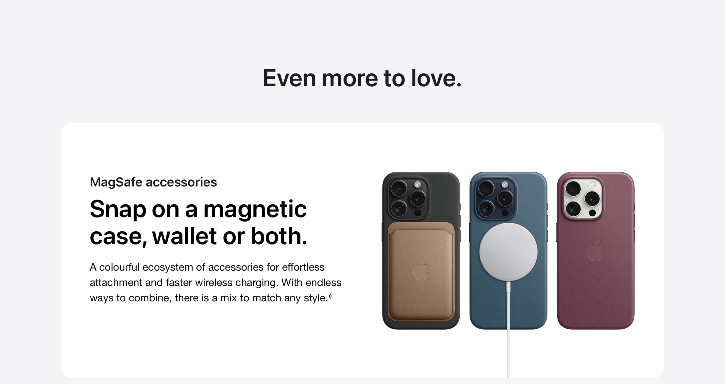 Choose from a variety of magsafe accessories for your iPhone 15 Pro - Singtel