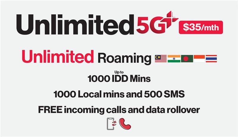 Unlimited 5G Data