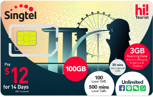$12 4G Tourist SIM