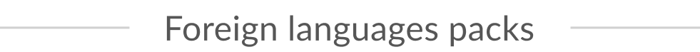 Singtel TV Foreign languages packs