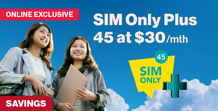 Singtel SG60 Online Exclusive: New $30/mth Business 5G+ SIM Only Plus 45 plan with 290GB and FREE Unlimited Talktime