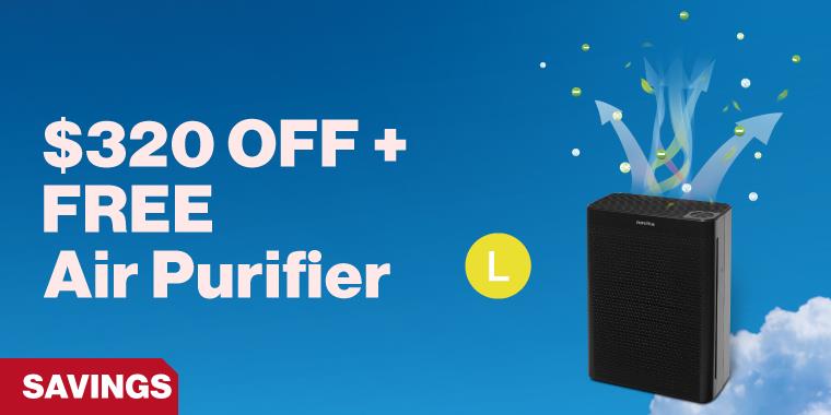 Singtel's SG60 deal: FREE Novita air purifier + extra $320 OFF when you sign up for Business 5G+ Priority L Phone Plan