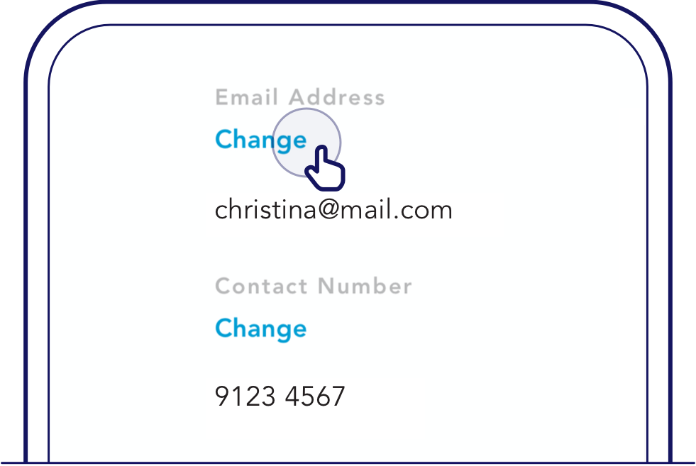 Update Email Address - Singtel Support
