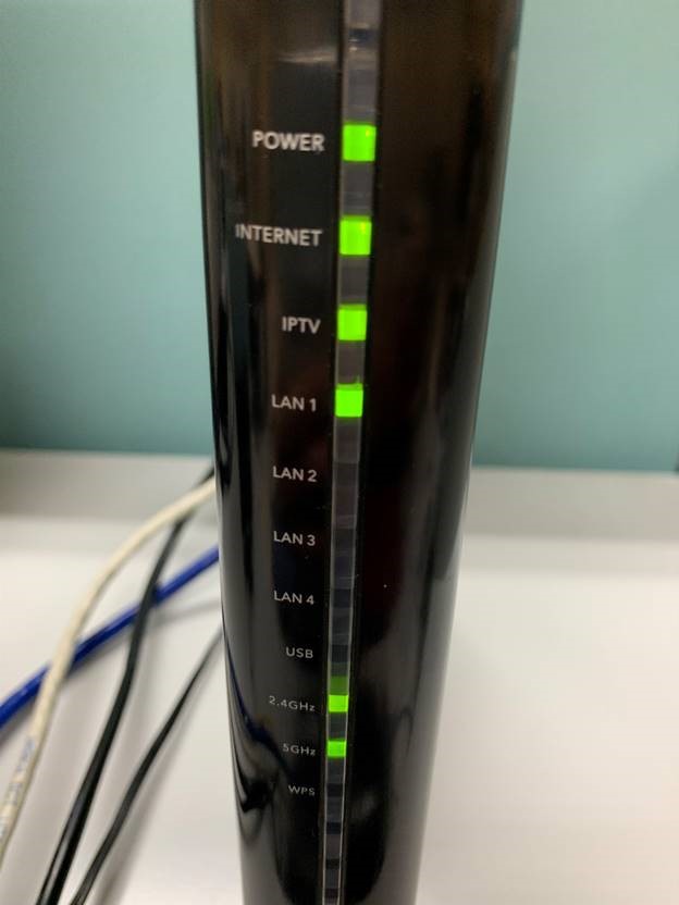 Green Internet LED after connecting to fibre network – Singtel Support