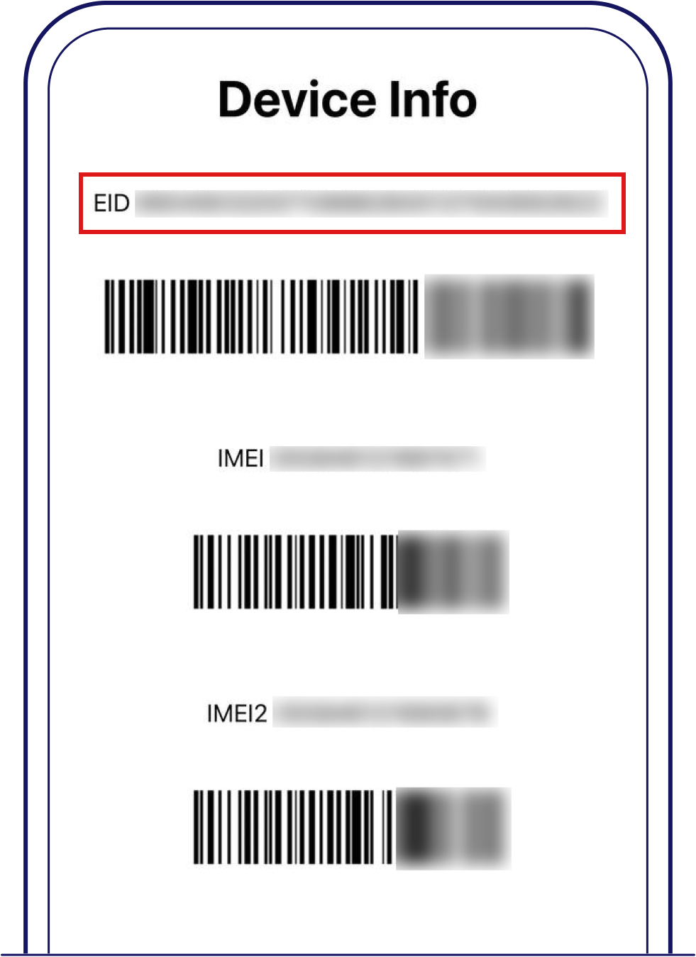 If it is eSIM-compatible, you will be able to see the eSIM unique identification number (EID) of your device – Singtel eSIM