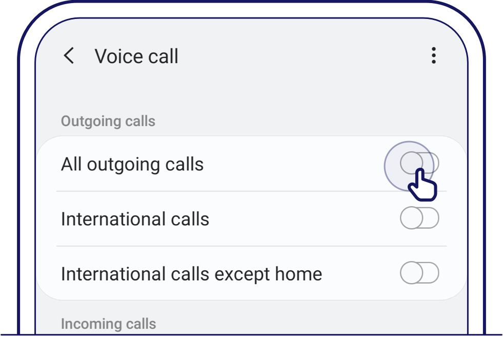 Ensure that barring on all outgoing calls are disabled.
