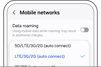 Switch from 5G to 4G network on Samsung phone or device – Singtel