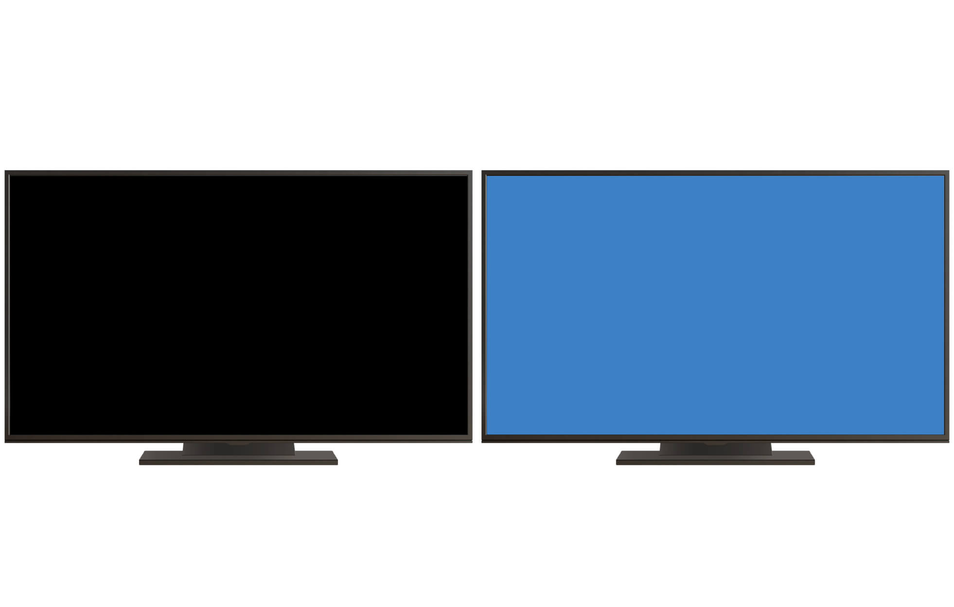 Singtel TV set-top box troubleshooting - Black or blue TV screen